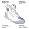 BUTY MOTOCYKLOWE REBELHORN VANDAL 2 BLACK 44
